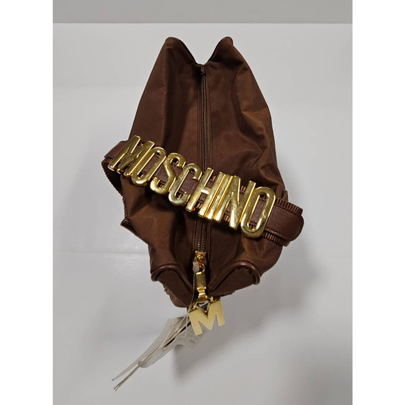 Moschino Handbags - Moschino NWT Vintage Redwall Pochette with gold accents